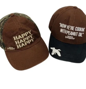 Pair Of DUCK DYNASTY HATS Camo Happy Happy Happy & Now We’re Cooking Ball caps - Bild 1 von 13