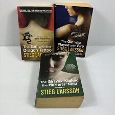Stieg Larsson 3 The Girl With The Dragon Tattoo Trilogy Novels Millennium Books