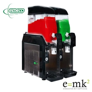 Elmeco First Class II Slushmaschine 24L wassergekühlt Green Line Gastro Schwarz - Bild 1 von 13