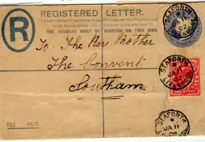 Cubierta de lanza GB *SEAFORTH Liverpool* papelería QV registrada Southam 1902 MZ221 - Imagen 1 de 6
