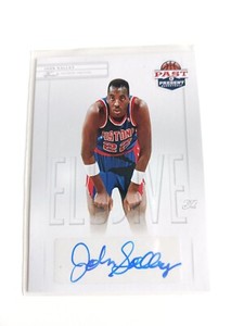 2011-12 Past&Present John Salley Elusive Ink Auto #JS Pistons BAD BOYS AUTOGRAPH