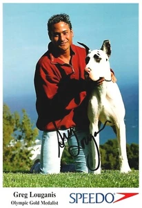 "Olympic Diving Gold Medalist" Greg Louganis Signed 8X10 Color Photo - Picture 1 of 1