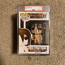 PSA 9 Funko Pop! Attack on Titan Eren Jaeger Titan Form #22! VAULTED, AUTHENTIC!