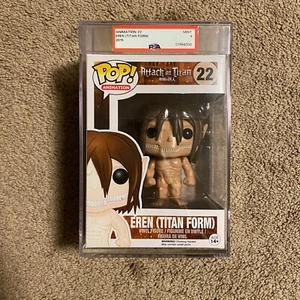 PSA 9 Funko Pop! Attack on Titan Eren Jaeger Titan Forma #22! BÓVEDA, ¡AUTÉNTICA! - Imagen 1 de 7
