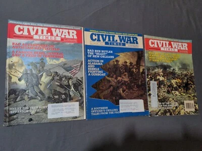 Lot of 3 Civil War Times Illustrated Magazines 1993 Foto 1 de 4