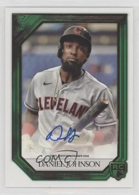 2021 Topps Gallery Rookie Auto Green /99 Daniel Johnson #RA-DJ Auto RC - Image 1 of 2