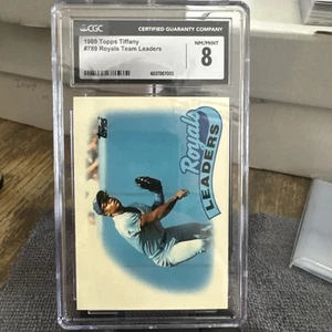 1989 TOPPS TIFFANY BO JACKSON #789 ROYALS LEADERS CGC 8 - Picture 1 of 2