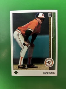 1989 Upper Deck Rick Schu Baltimore Orioles #490 - Picture 1 of 2