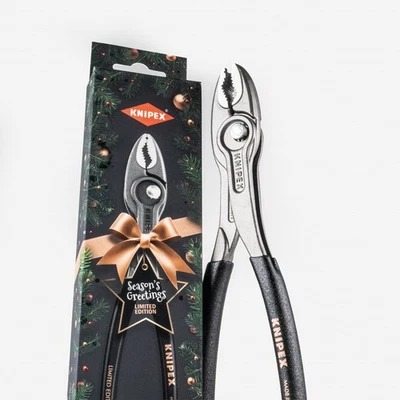 Knipex Twin Grip 8" Limited Edition Holiday Pliers - Plastic Grip - Image 1 of 4