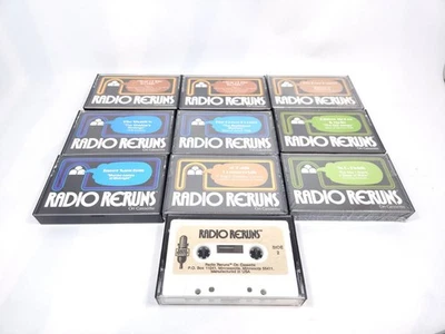 Radio Reruns OTR Cassette Lot of 10 Storage Case War of the Worlds Shadow Gift - Image 1 of 4