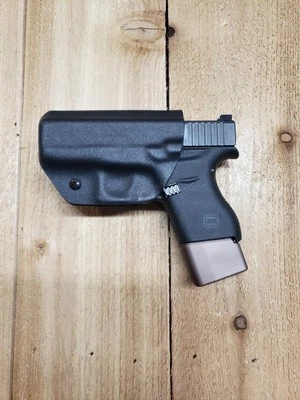 JE TACTICAL HOLSTERS Fits Glock 26, 27, 33 Black Kydex IWB holster right hand