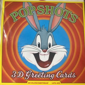 Looney Toons Taz Geburtstag 3-D Pop Up Karte Devilish Bday by Pop Shots LPS 250 - Bild 1 von 3