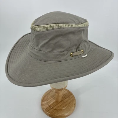 Sombrero de Senderista Tilley Airflo T4MO-1 Talla 7 5/8 XL Marrón Caqui UPF 50 Safari Caminata Foto 1 de 4