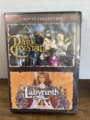 The Dark Crystal Labyrinth 2-Movie Collection DVD Jim Henson Double David Bowie - Image 1 of 2