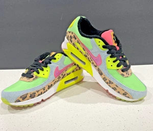 Nike Air Max 90 LX Dancefloor Green LUX 90s Women’s 8 Pre-Owned CW3499-300 - Picture 1 of 15