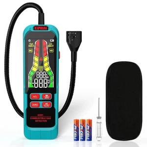Hochempfindlicher Gaslecksucher mit 9,4 Zoll Sonde - akustischer & optischer Alarm - Bild 1 von 8