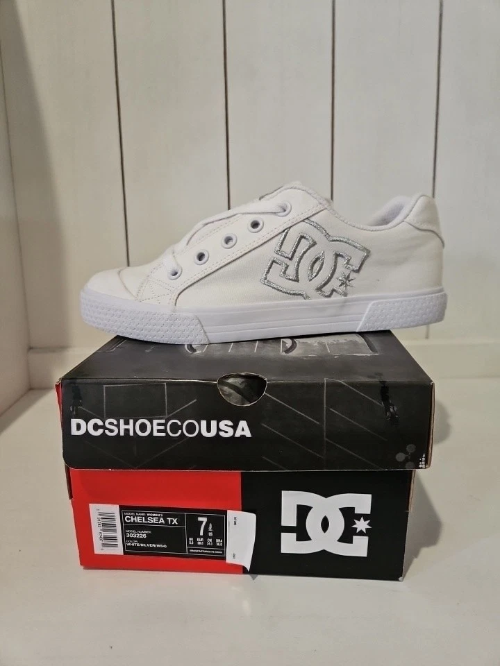 DC Chelsea TX Women's White/silver Size 7 - Image 1 of 4