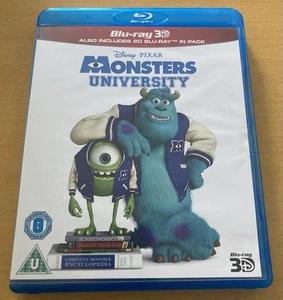 DISNEY MONSTERS UNIVERSITY (BLU-RAY 2D & 3D 2013) KIDS FAMILY FUN FILM MOVIE NEW - Picture 1 of 6