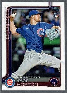 2025 Topps Update Cade Horton Rookie #US214 Rookie Debut Cubs RC MENGE - Bild 1 von 2