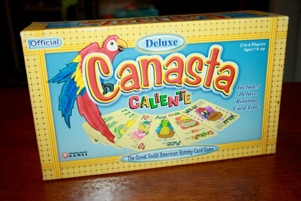 Bandeja de Cartas Giratoria Juego Canasta Caliente Oficial Deluxe - Movimientos Ganadores 2000 Foto 1 de 4