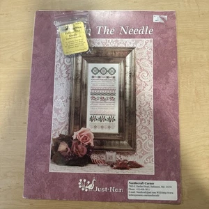 Just Nan Cross Stitch Pattern “Follow the Needle” JNB29 With Embellishments - Picture 1 of 7
