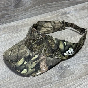 Adidas ADJ Mossy Oak Break-Up Woodland Camo Adjustable Strapback Visor - Picture 1 of 9