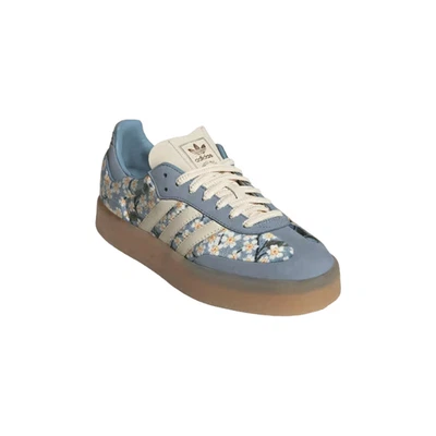 Adidas Liberty London Sambae Blue Floral JQ6046 Size 8W + $20 Discount! - Image 1 of 4