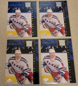 LOT OF 4 WAYNE GRETZKY 1996-97 UPPER DECK HOCKEY ON-ICE INSIGHT CARDS #361 - Bild 1 von 2