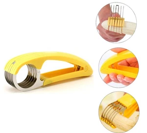 Affettatrice Banana Taglierina Frutta Insalata Verdura Cucina Bar Utensile Acciaio Inox Nuovo - Foto 1 di 18