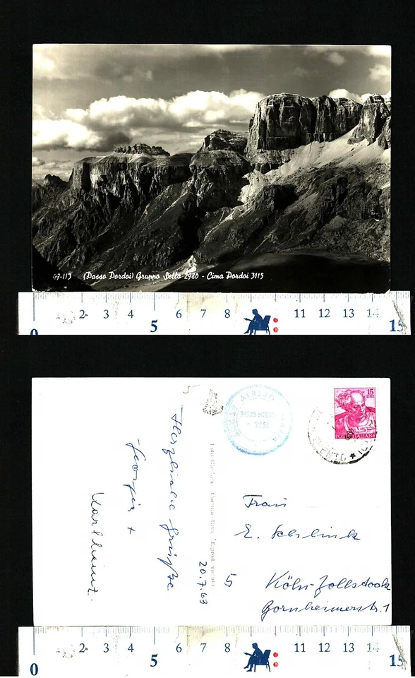 PASSO PORDOI - GRUPPO SELLA M. 2980 - CIMA PORDOI M. 3115 - 53261 - Immagine 1 di 1