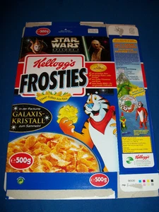 STAR WARS FROSTIES Cereal Box with GALAXY CRYSTALS Promotion Kellogg's FRENCH - Picture 1 of 4