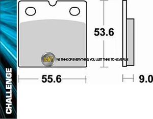 FOR BIMOTA SB4 1100 1983 83 FRONT SINTERED BRAKE PADS BRAKING METAL - Picture 1 of 1