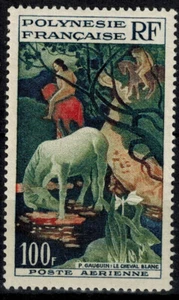 Sello de Polinesia PA N.O 3 nuevo * MH traza de bisagra - Imagen 1 de 1