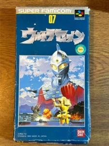 BOXED NINTENDO SUPER FAMICOM JAPAN URTLA SEVEN - Picture 1 of 2