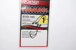 owner twistlock bass hook 5135-101 w/sos 1 spring on shank weedless - Picture 1 of 2