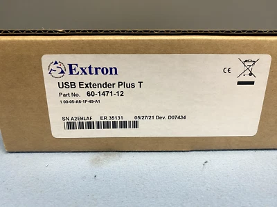 Extron USB Extender Plus T Extender for USB Peripherals Transmitter 60-1471-12 - Image 1 of 2