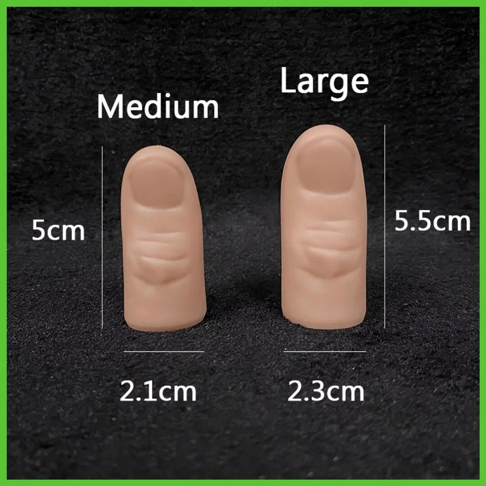 Giochi di Prestigio Magia Falso Pollice Trucchi Foulard che Sparisce Finto Dito