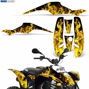 Graphic Sticker Decal For Polaris SCRAMBLER 500 Trailblazer 350 85-09 ICE Y - Picture 1 of 4