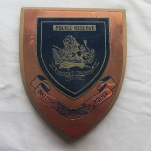 Britische Südafrika Polizei Plakette.  Polizei Reserve. - Bild 1 von 3