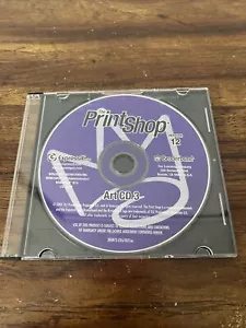 Broderbund The Print Shop Version 12 Art CD 3 PC Windows 95/98, Windows NT - Picture 1 of 2