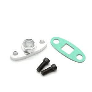 Ölrücklauf Flanschplatte T3/T4 - 1/2" NPT für Garrett GT40 / GT42 / GT45 Turbo - Bild 1 von 1