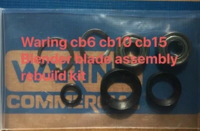 2 pieces bearings 018386+V-seals REBUILD KIT for Waring cb6 cb10 cb15 blender - Image 1 of 4
