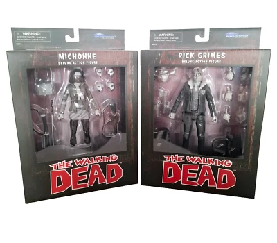 Diamond Select The Walking Dead Comic Serie 1 Rick o. Michonne Actionfigur 18 cm