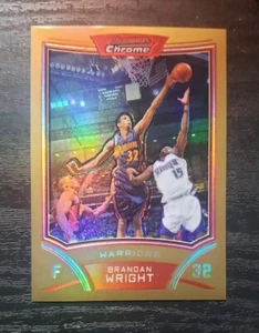 2008 Topps #31 Brandan Wright SN. /50 Warriors - Picture 1 of 2