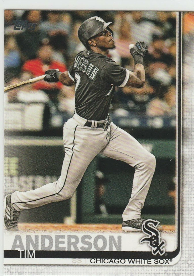 #80 Tim Anderson Chicago White Sox 2019 Topps Series 1 Baseball - Image 1 of 2