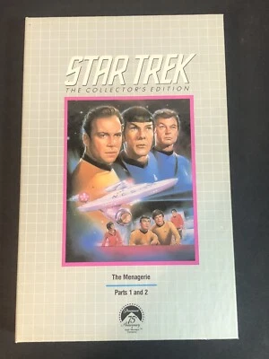 Star Trek The Collector’s Edition VHS The Menagerie Parts 1 & 2  - Image 1 of 4