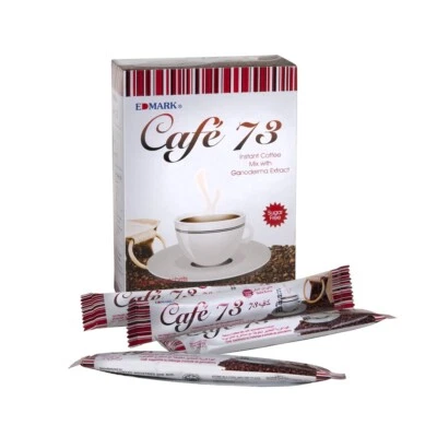 1 Caja Café 73 EDMARK Sin Azúcar Con Extracto de Ganoderma 20 Bolsitas x 12g Envío Gratis Foto 1 de 4