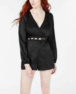 Material Girl Juniors Cutout Waist Romper-L - Picture 1 of 2