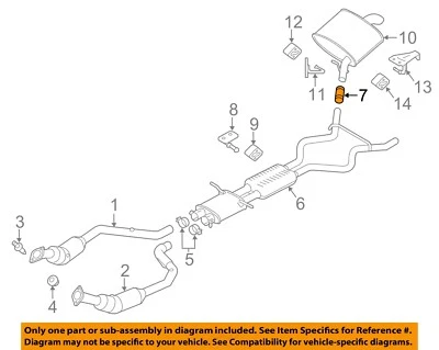 LAND ROVER OEM 10-12 Range Rover 5.0L-V8 Exhaust-Muffler & Pipe Clamp WCL500030 - Image 1 of 2