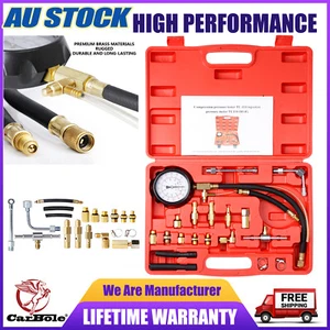 Universal Fuel Injection Pressure Tester Test Gauge Kit System Pump Measure Tool - Picture 1 of 14